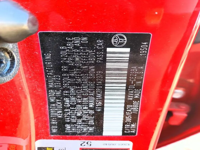 2023 TOYOTA CAMRY SE NIGHT SHADE  