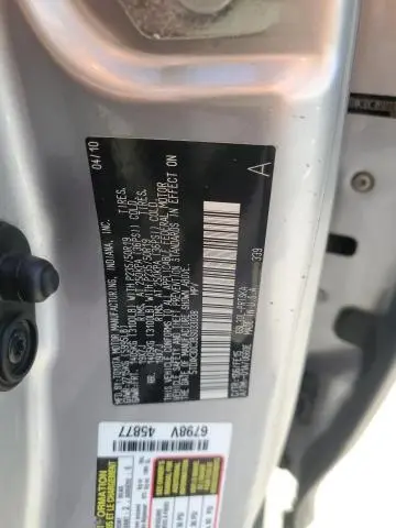 2011 TOYOTA SIENNA SPORT  
