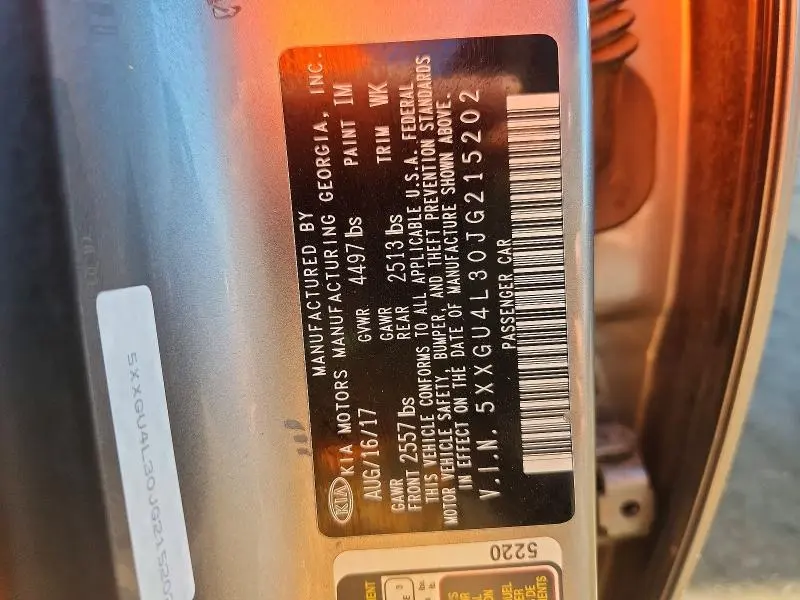 2018 KIA OPTIMA EX  