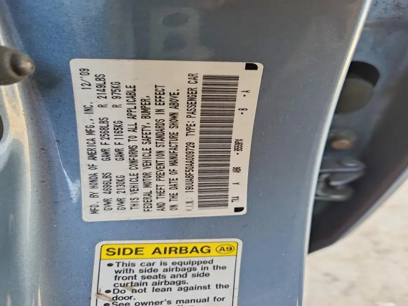 2010 ACURA TL   