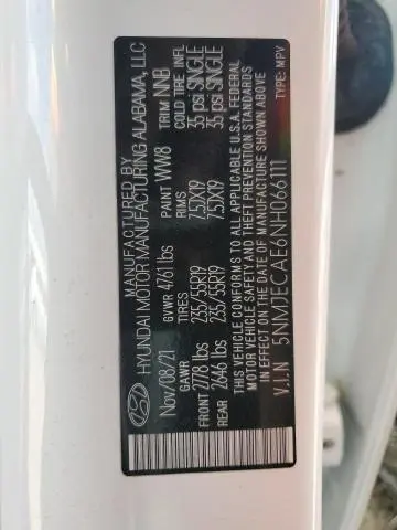 2022 HYUNDAI TUCSON LIMITED  