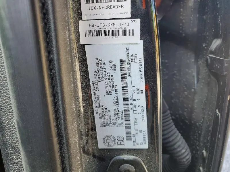 2021 FORD F150 SUPERCREW  