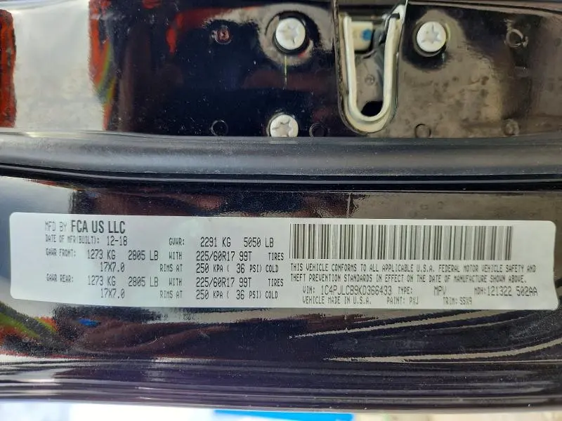 2019 JEEP CHEROKEE LATITUDE  