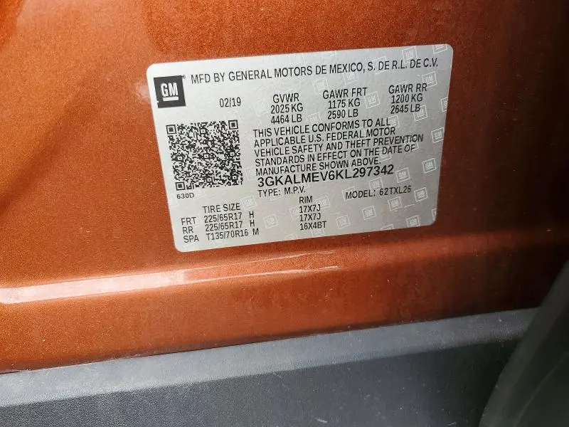 2019 GMC TERRAIN SLE  