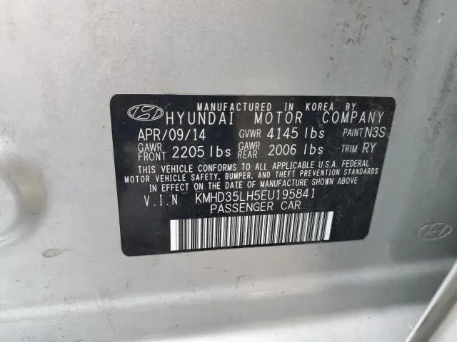 2014 HYUNDAI ELANTRA GT   