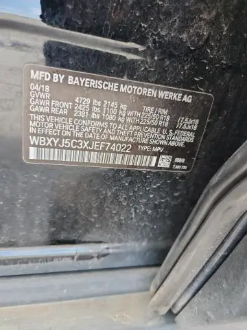 2018 BMW X2 XDRIVE28I  