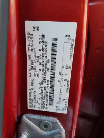 2014 FORD ESCAPE SE  