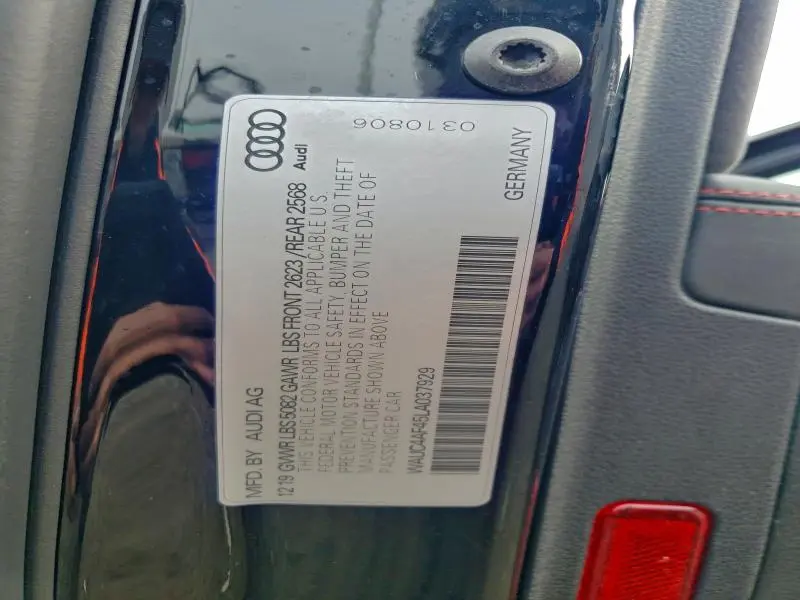 2020 AUDI S4 PRESTIGE  