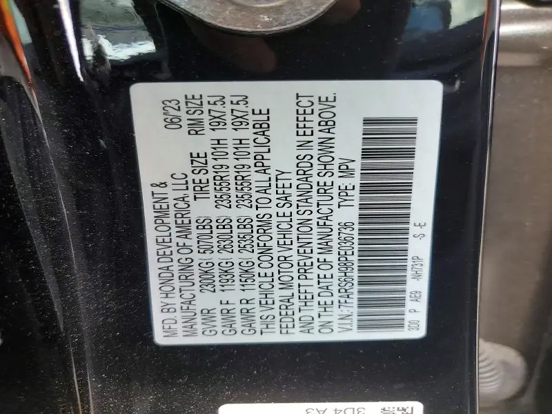 2023 HONDA CR-V SPORT TOURING  