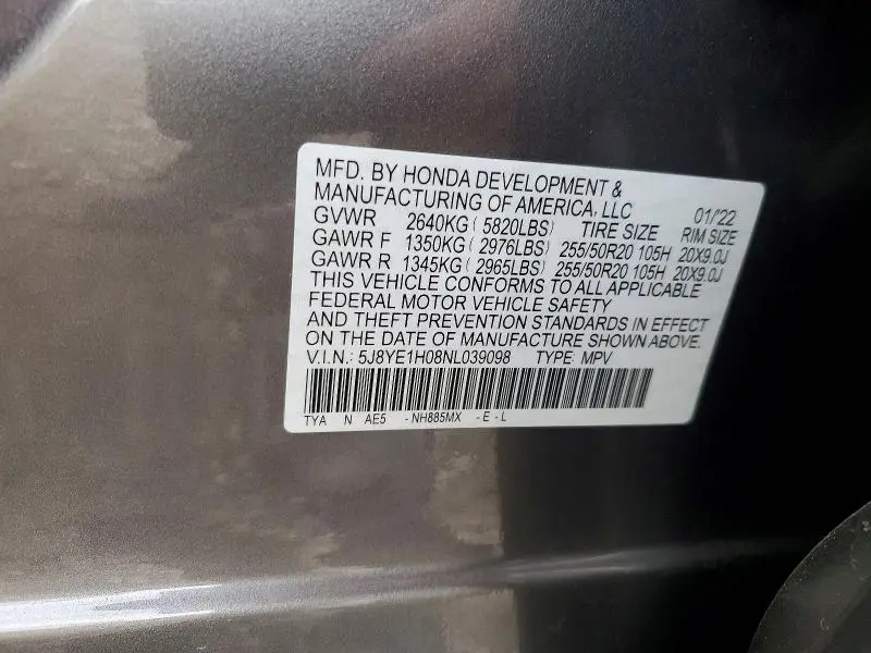 2022 ACURA MDX A-SPEC  