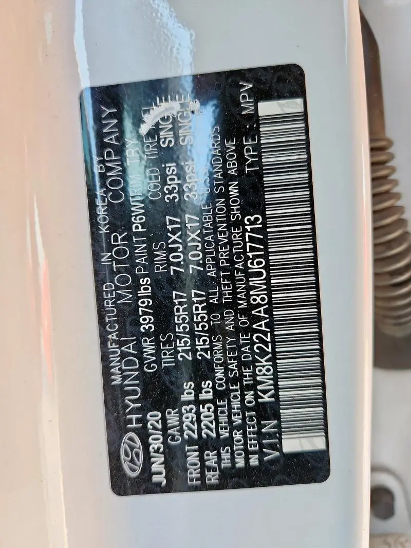 2021 HYUNDAI KONA SEL  