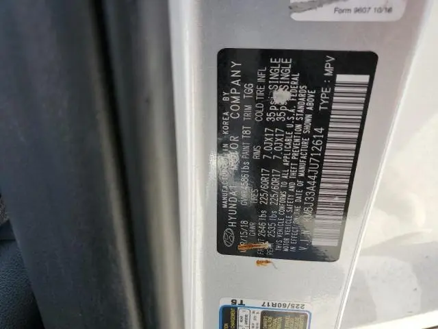 2018 HYUNDAI TUCSON SEL  