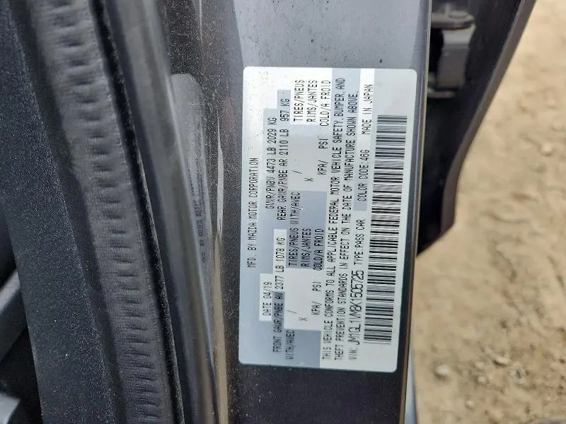 2019 MAZDA 6 TOURING  