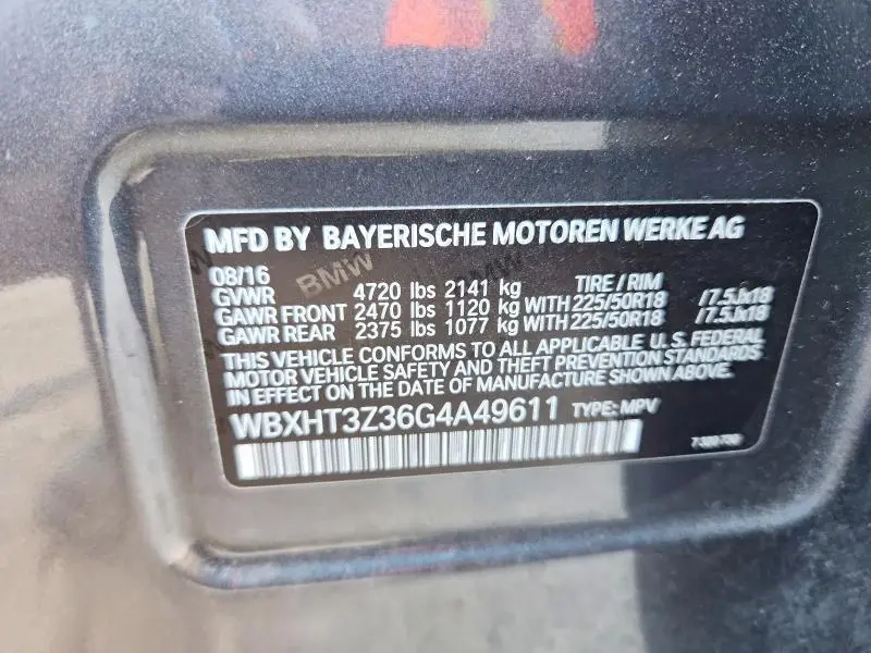 2016 BMW X1 XDRIVE28I  
