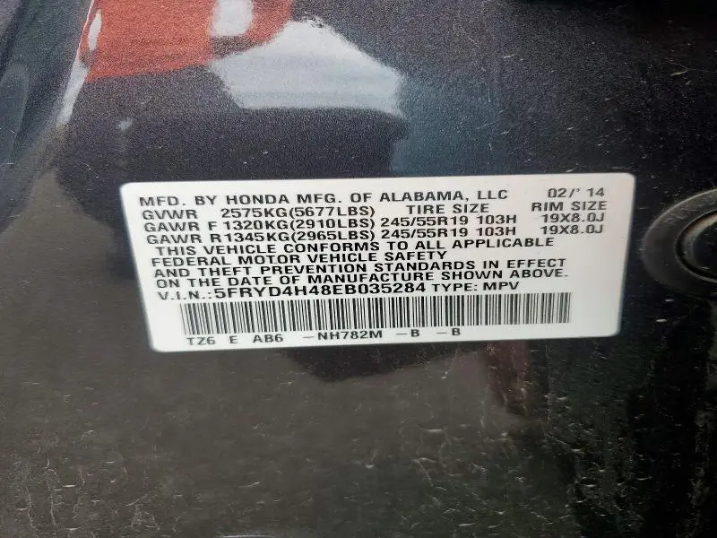 2014 ACURA MDX TECHNOLOGY  