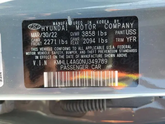 2022 HYUNDAI ELANTRA SE  