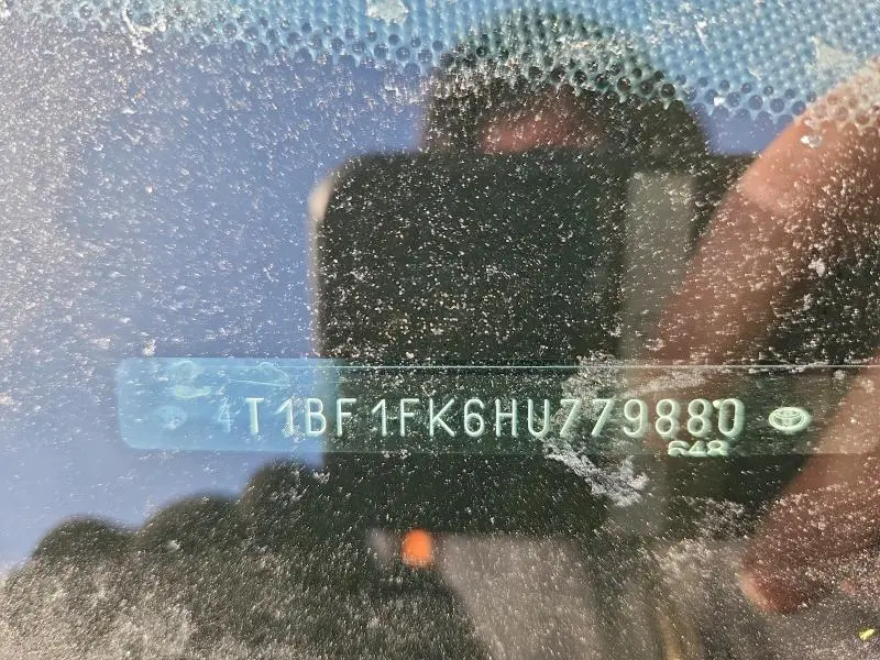 2017 TOYOTA CAMRY LE  