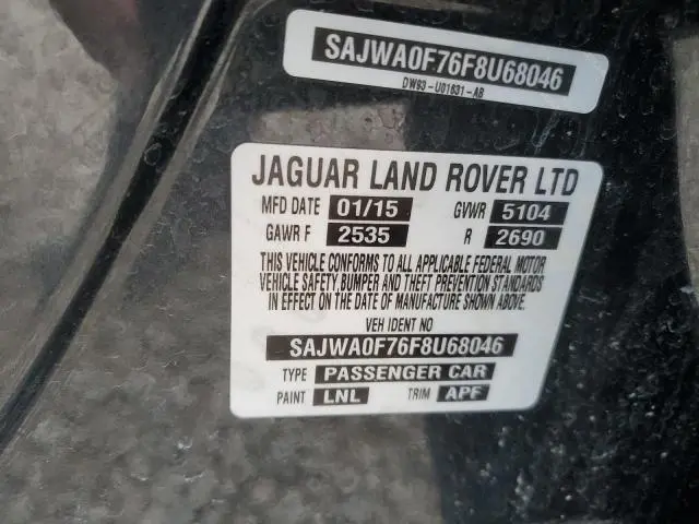 2015 JAGUAR XF 3.0 SPORT  