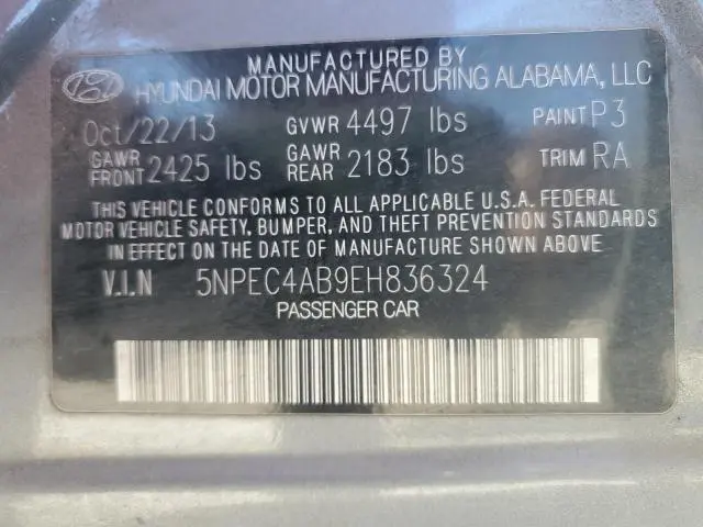 2014 HYUNDAI SONATA SE  