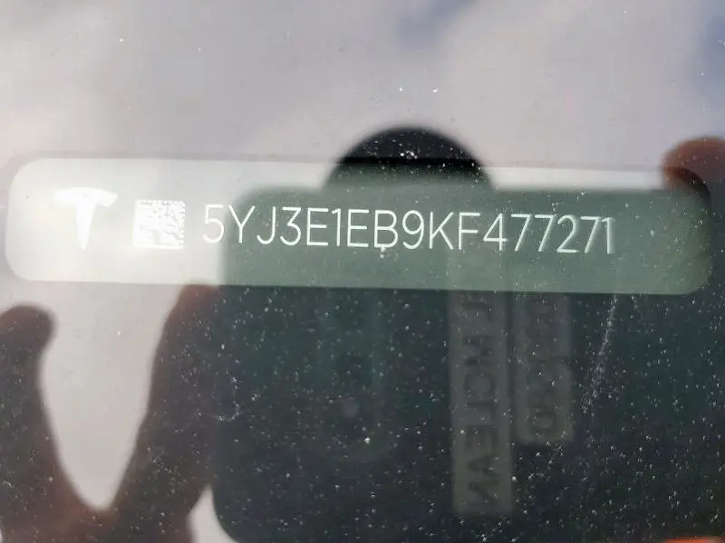 2019 TESLA MODEL 3   