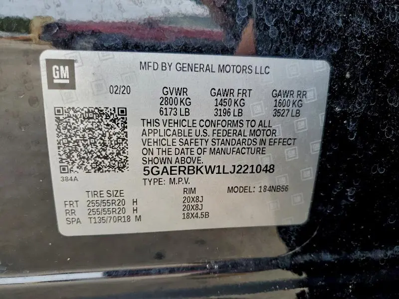 2020 BUICK ENCLAVE ESSENCE  