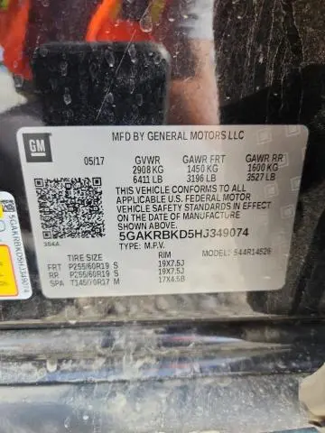 2017 BUICK ENCLAVE   