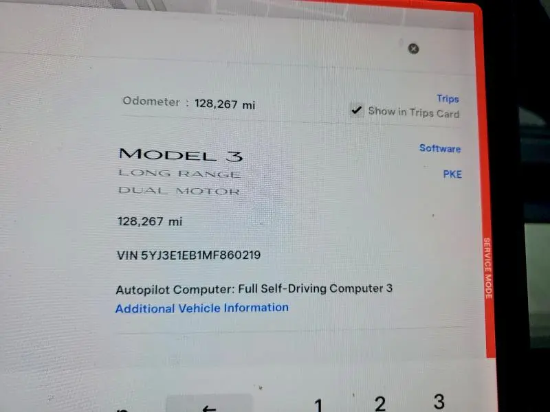 2021 TESLA MODEL 3   