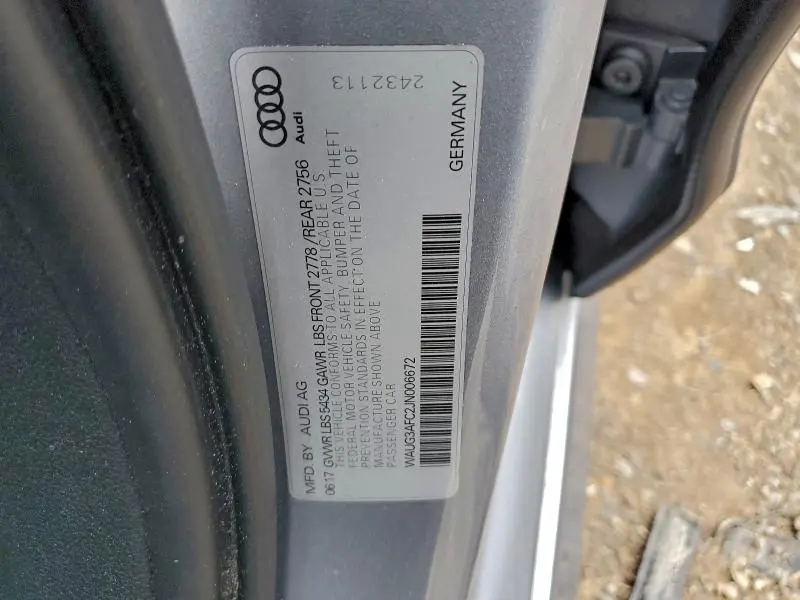 2018 AUDI A6 PREMIUM PLUS  