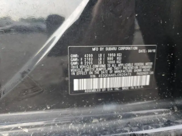 2018 SUBARU IMPREZA   