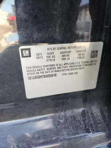 2013 CHEVROLET SONIC LS  