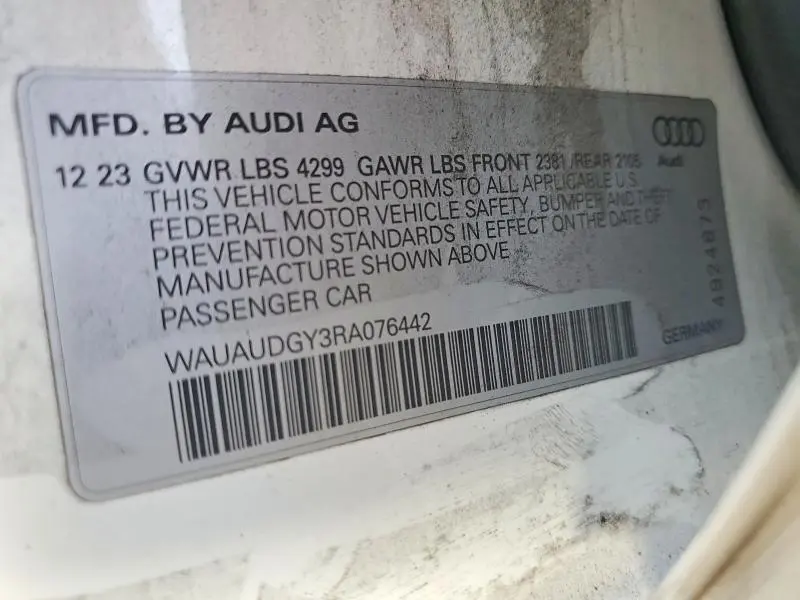 2024 AUDI A3 PREMIUM  