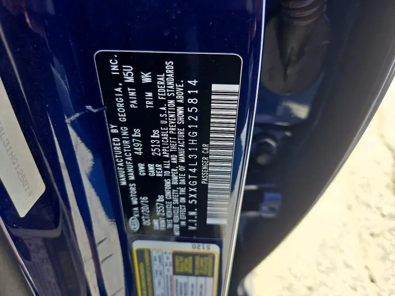 2017 KIA OPTIMA LX  