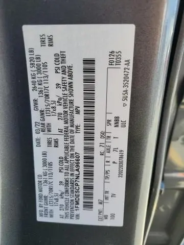 2022 FORD BRONCO BASE  