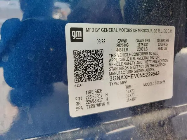 2022 CHEVROLET EQUINOX LS  