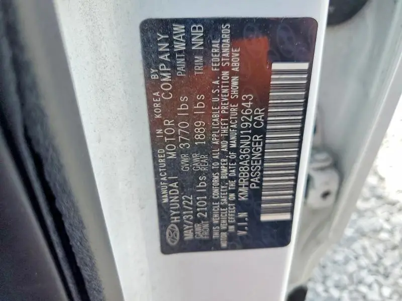 2022 HYUNDAI VENUE SE  