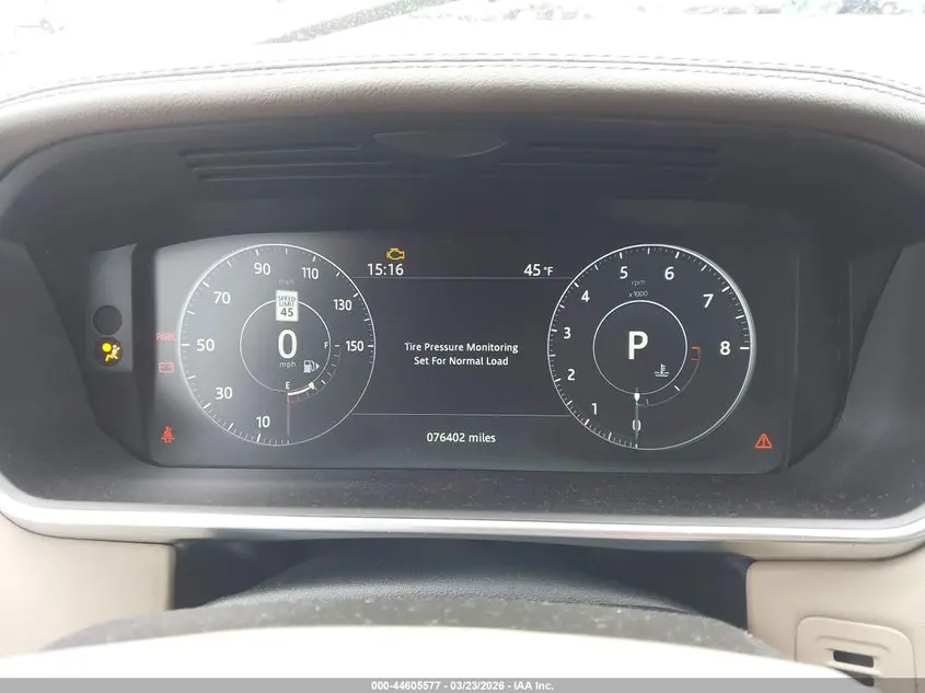 2017 LAND ROVER RANGE ROVER 3.0L V6 SUPERCHARGED HSE