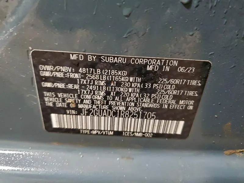 2024 SUBARU CROSSTREK PREMIUM  