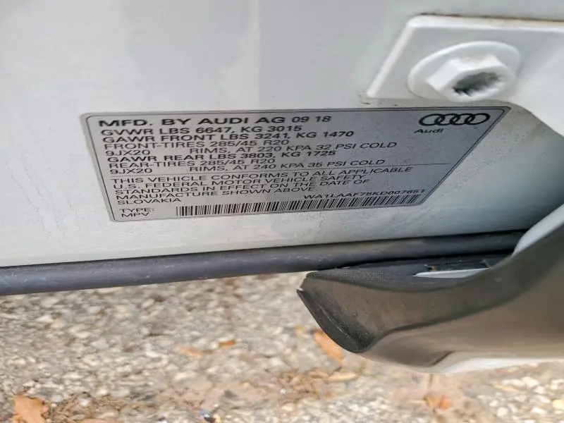 2019 AUDI Q7 PREMIUM PLUS  