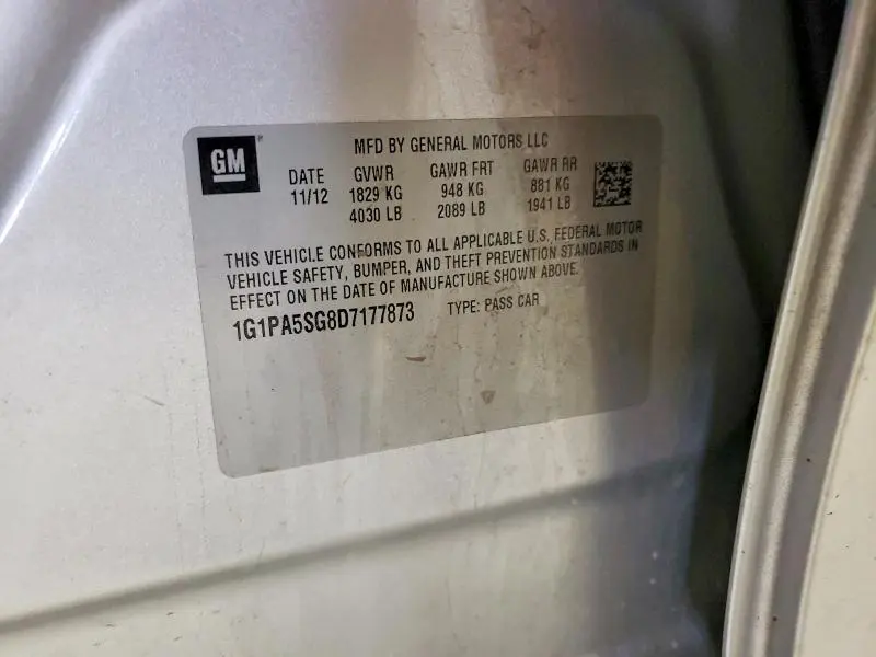 2013 CHEVROLET CRUZE LS  