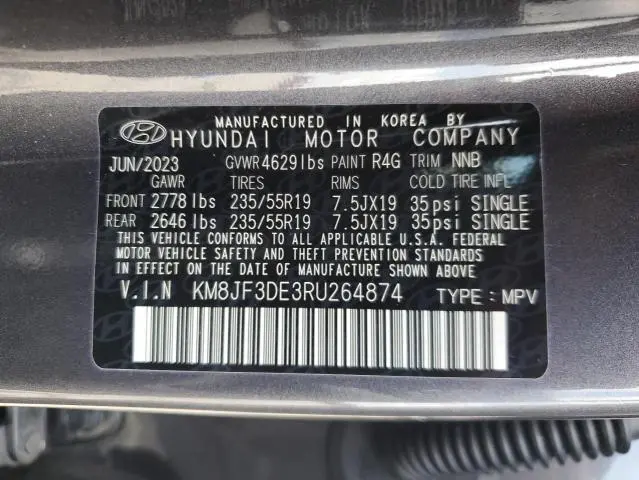 2024 HYUNDAI TUCSON XRT  