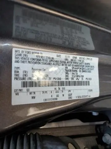 2012 FORD FOCUS SE  