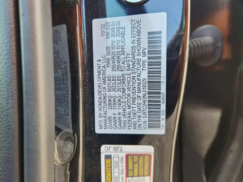 2022 ACURA RDX A-SPEC  