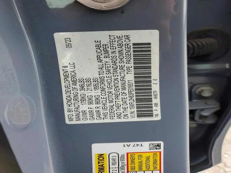 2023 HONDA CIVIC SPORT  