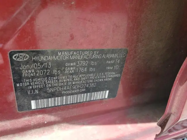 2013 HYUNDAI ELANTRA GLS  