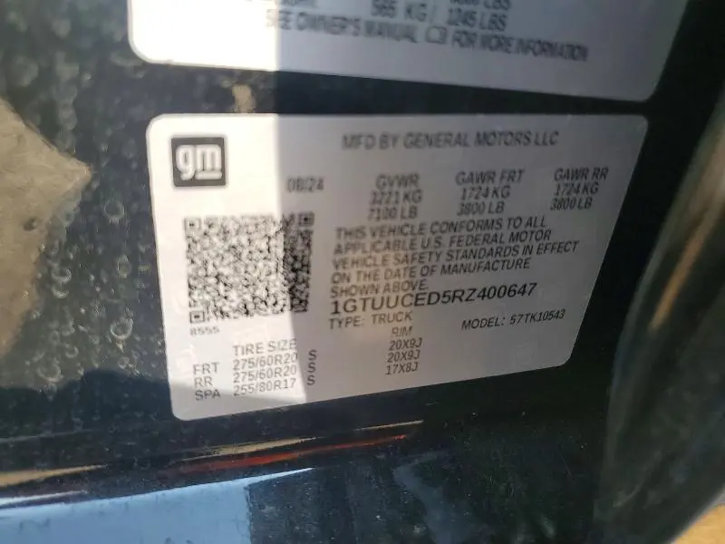 2024 GMC SIERRA K1500 ELEVATION  