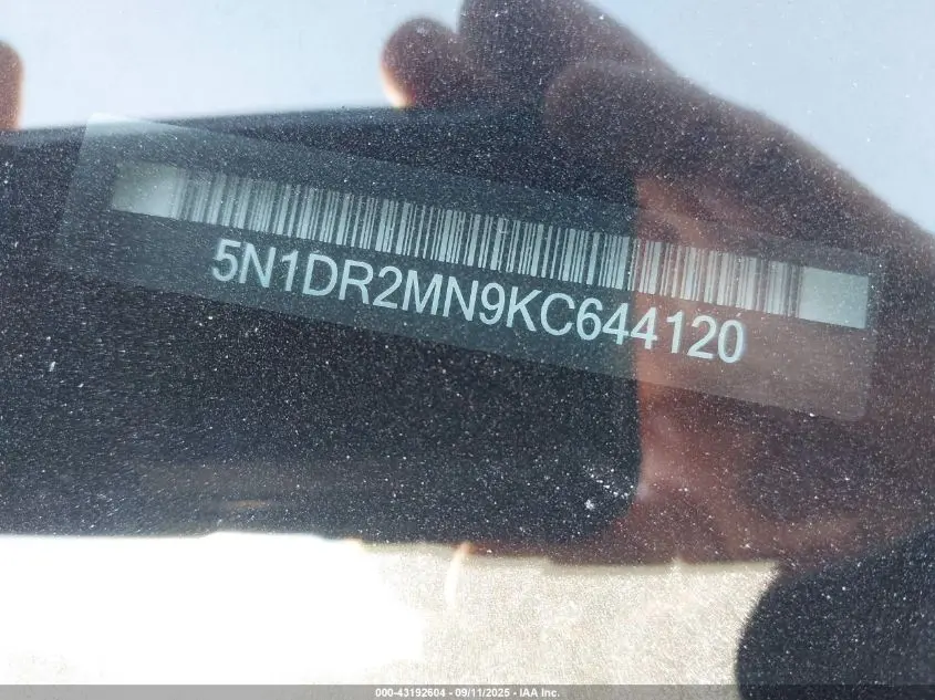 2019 NISSAN PATHFINDER S