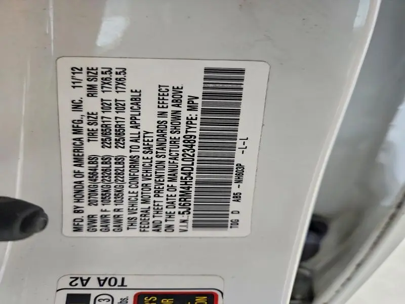 2013 HONDA CR-V EX  
