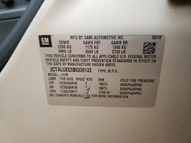 2011 GMC TERRAIN SLT  