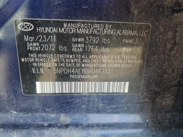 2011 HYUNDAI ELANTRA GLS  