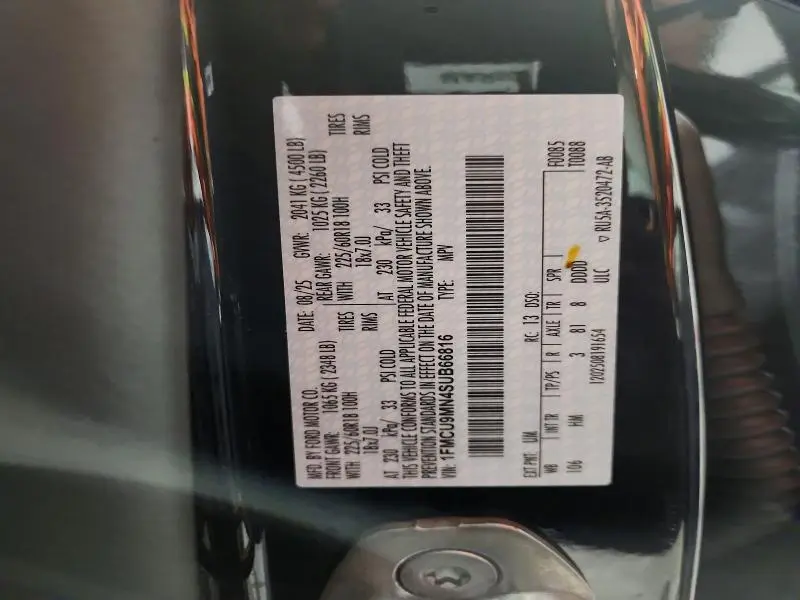2025 FORD ESCAPE ST LINE  